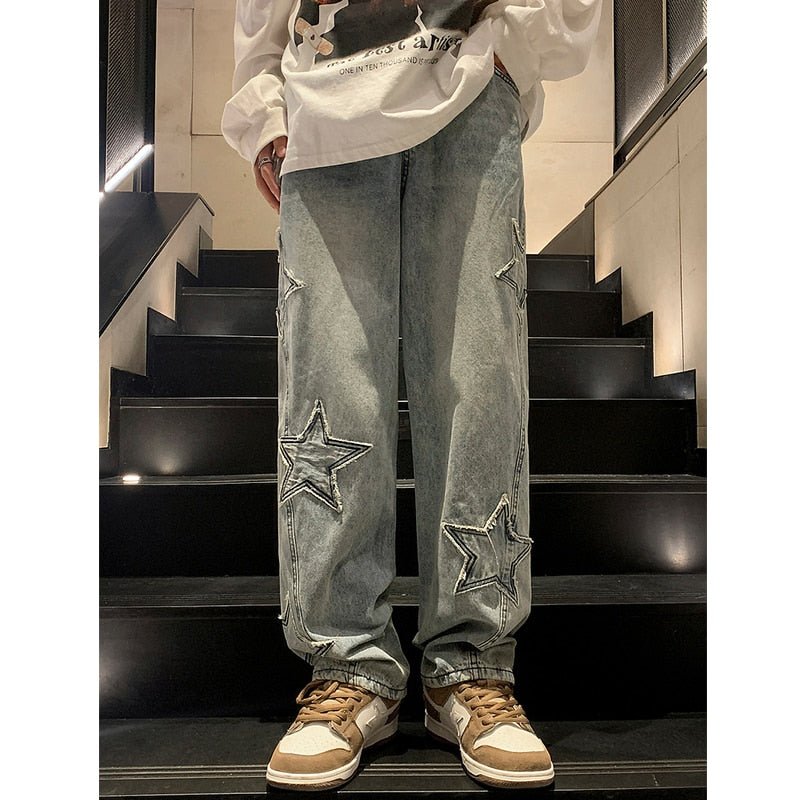 Baggy Stern Jeans