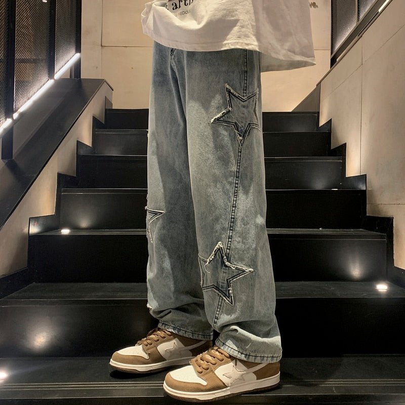 Baggy Stern Jeans